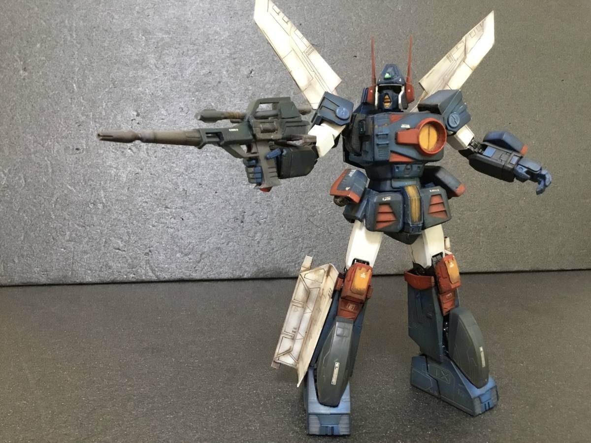 ★バンダイ 1/100 戦闘メカ ザブングル 塗装済改修完成品 ウェザリング マッシブなザブングル(検)ウォーカーマシン ジロン エルチ_画像9