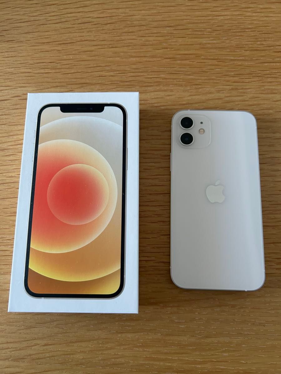 iPhone12 64GB ホワイト SIMフリー 箱付属品完備(付属品未使用 iPhone12 64GB ホワイト SIMフリー 箱付属品完備(付属品未使用
