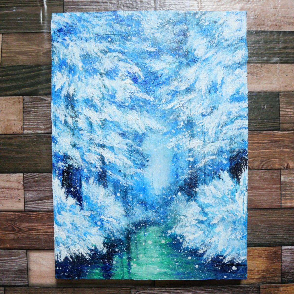 油彩 油絵 風景画 絵画 雪 冬 【冬の川】|Yahoo!フリマ(旧 油彩 油絵 風景画 絵画 雪 冬 【冬の川】|Yahoo!フリマ(旧