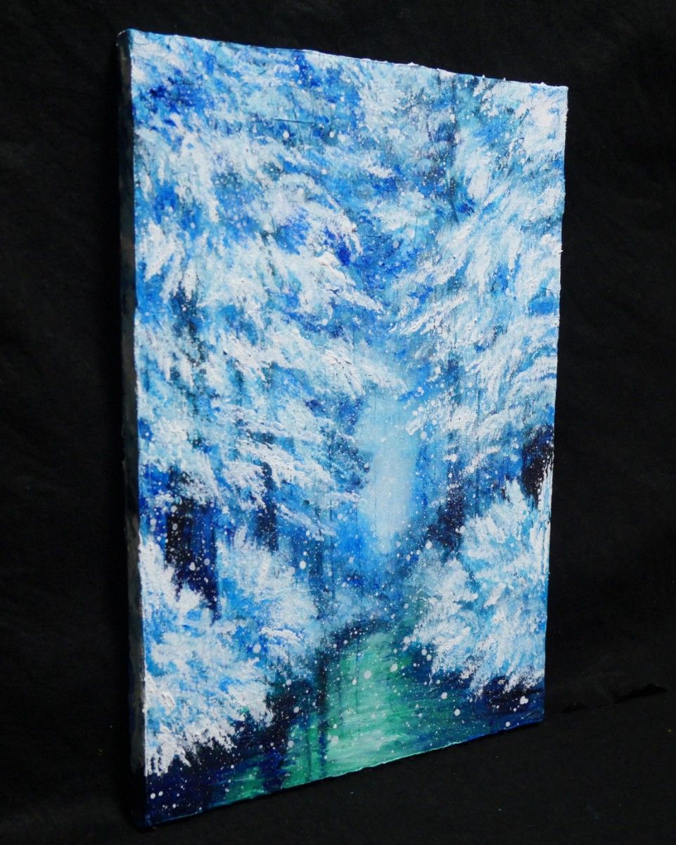 油彩 油絵 風景画 絵画 雪 冬 【冬の川】|Yahoo!フリマ(旧 油彩 油絵 風景画 絵画 雪 冬 【冬の川】|Yahoo!フリマ(旧