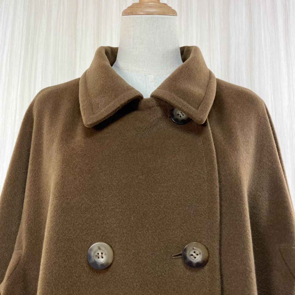 極美品】【白タグ】Max Mara マックスマーラ ダブル サイド 極美品】【白タグ】Max Mara マックスマーラ ダブル サイド