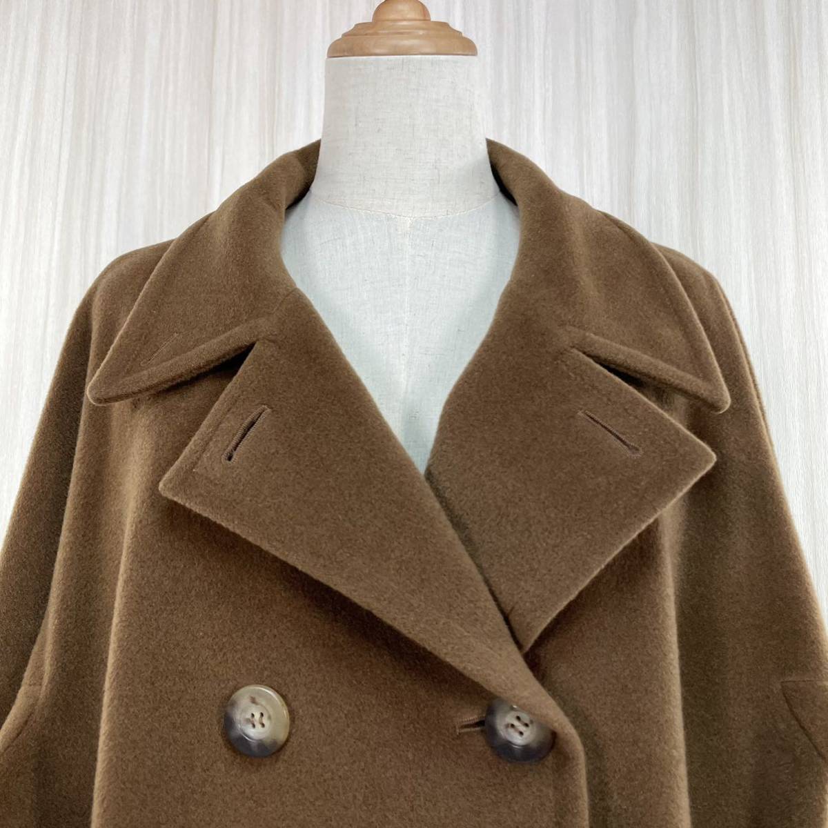 極美品】【白タグ】Max Mara マックスマーラ ダブル サイド 極美品】【白タグ】Max Mara マックスマーラ ダブル サイド