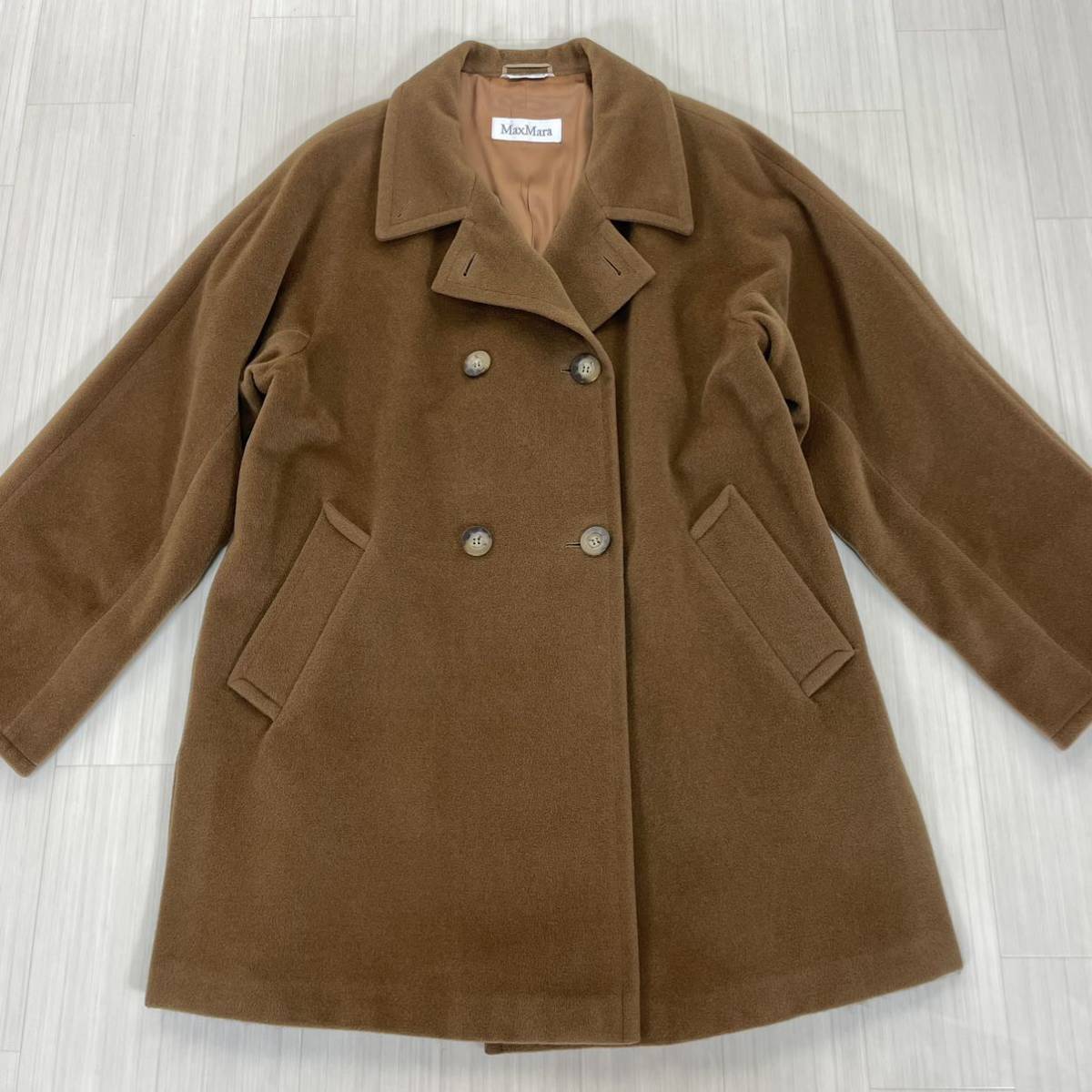 極美品】【白タグ】Max Mara マックスマーラ ダブル サイド 極美品】【白タグ】Max Mara マックスマーラ ダブル サイド