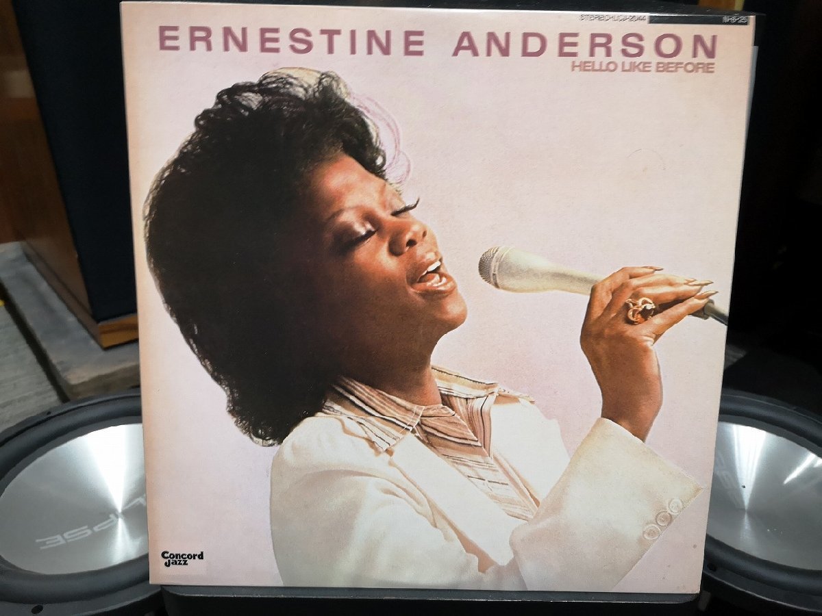 ■3点以上で送料無料!! ERNESTINE ANDERSON HELLO LIKE BEFORE/JAZZ LP L60_画像1