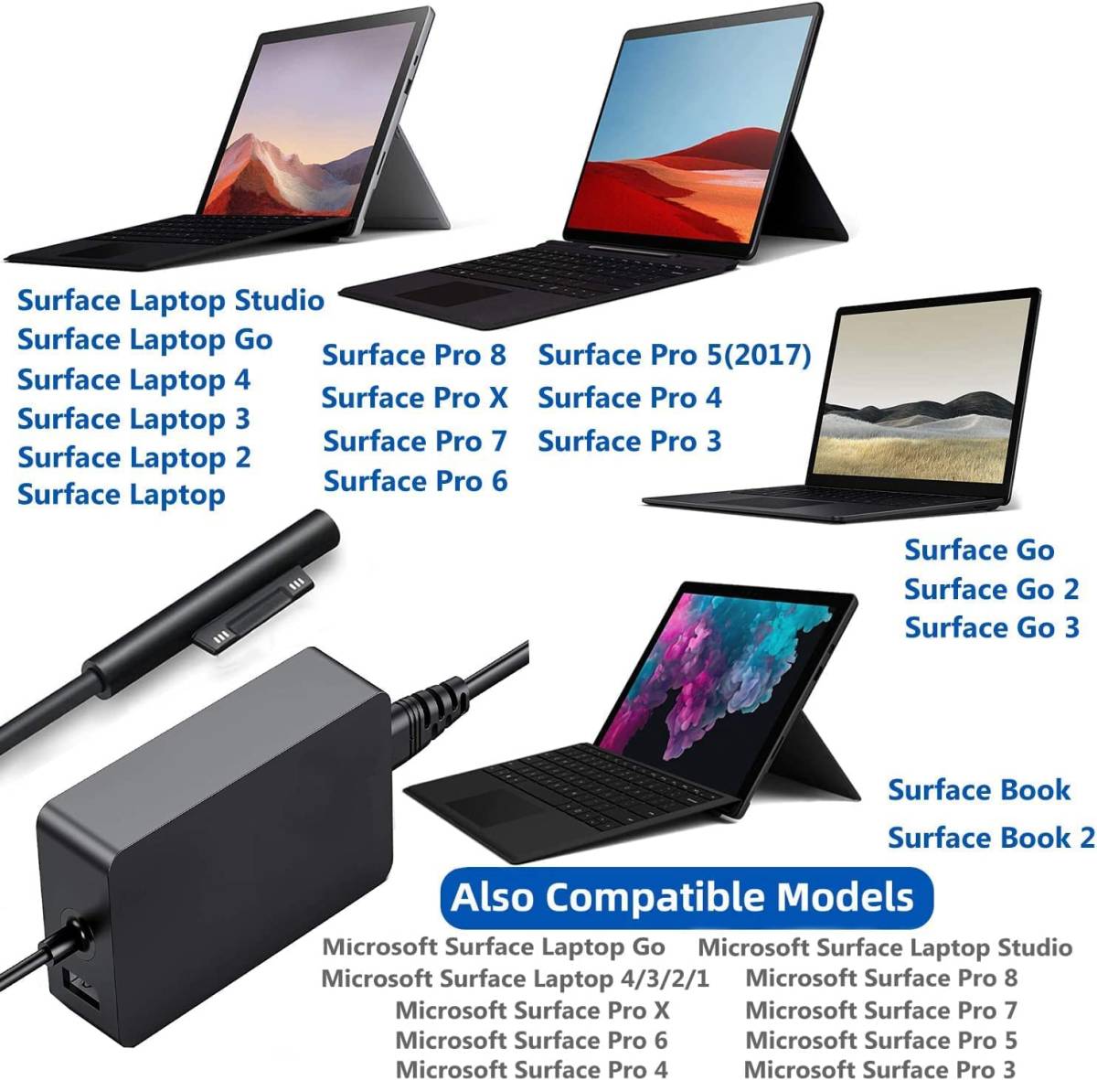 【在庫処分】4A Surface Laptopサーフェス 充電器 65W 充電器 44W 36W 24Wに応用可能 Surface_画像7