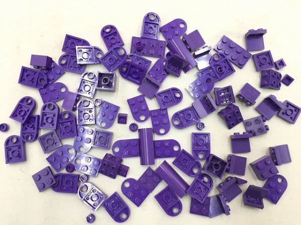 Y-55　レゴバラパーツ　美品　紫/パープルパーツ　まとめてセット_画像1