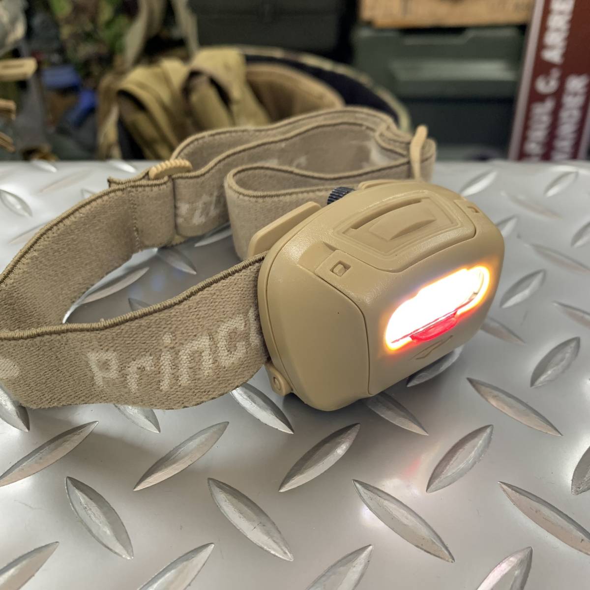 米軍放出 PrincetonTec QUAD Tactical プリンストン LEDヘッドライト surefire inforce_画像4