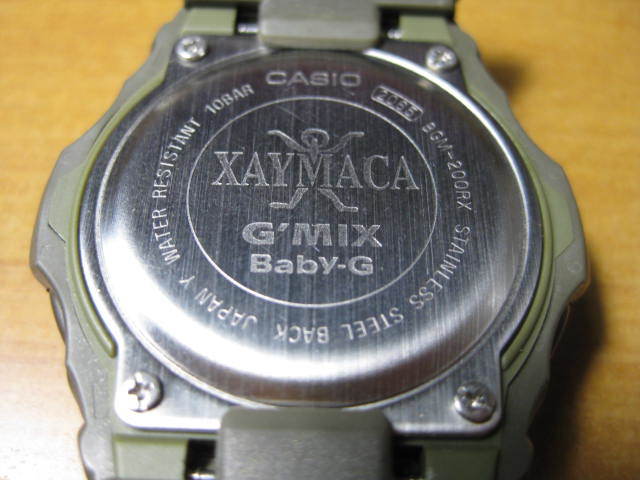 ☆美品!Baby-G G'MIX XAYMACA BGM-200RX-3BTジャングル迷彩☆_画像3