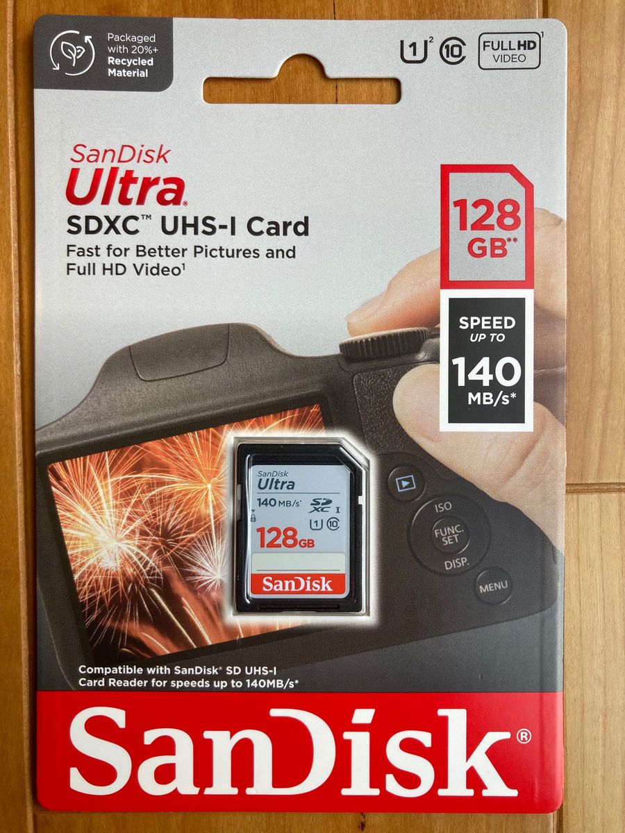 SanDisk Ultra SDXCメモリカード　SDカード　128GB