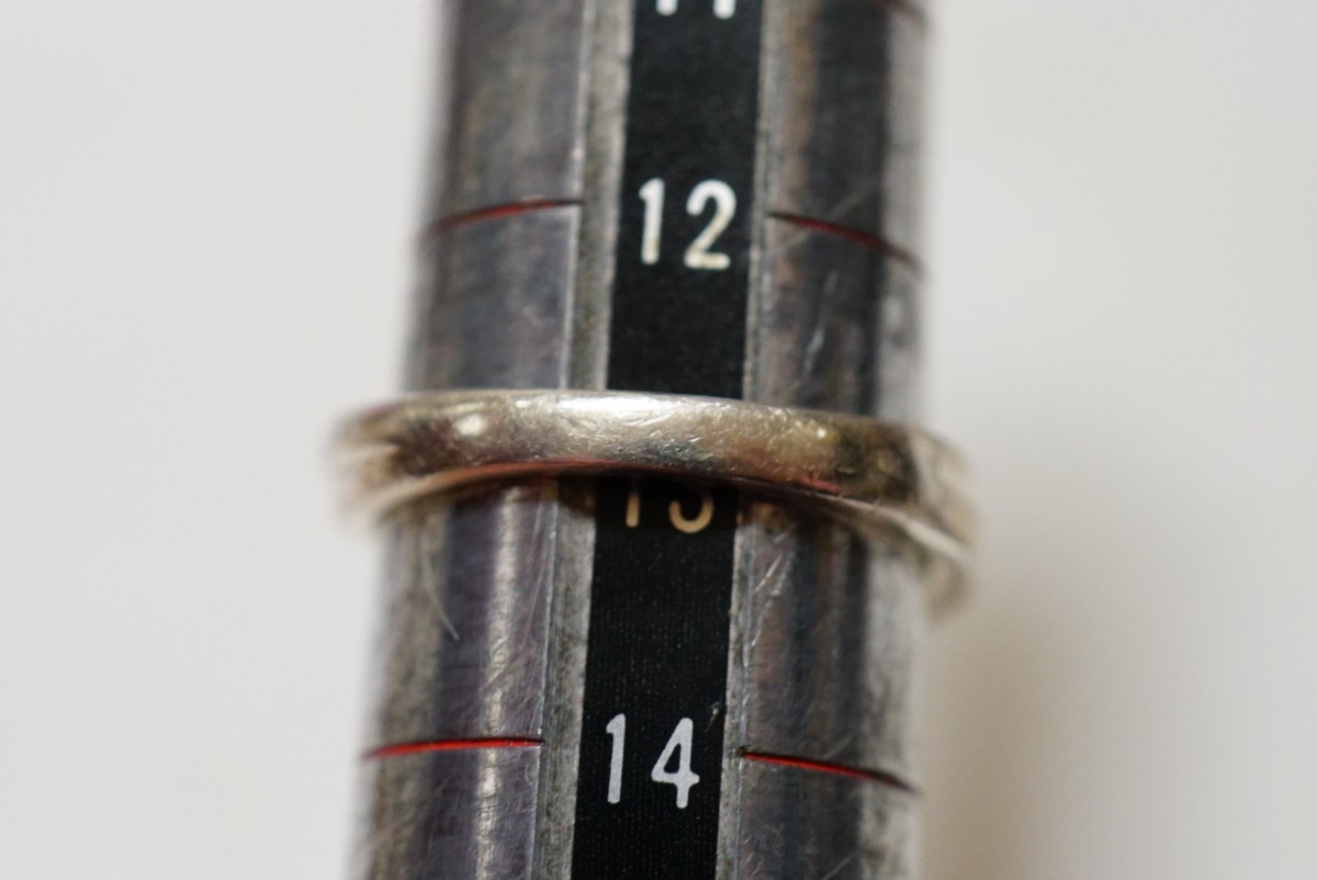 1179 ホワイトトパーズ リング 指輪 約13号 ヴィンテージ アクセサリー SILVER刻印 ビンテージ アンティーク 宝石 カラーストーン 装飾品_画像5