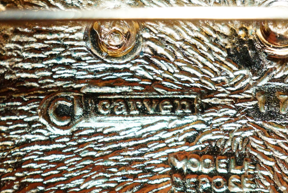 17 carven/カルヴェン 海外製 ブランド ラインストーン ゴールドカラー ブローチ ヴィンテージ アクセサリー ビンテージ アンティーク_画像3
