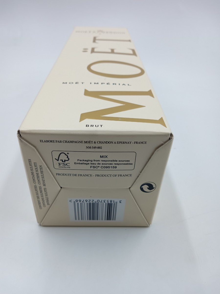 ○MOET＆CHANDON モエ シャンパン 12％ 375ml CHAMPAGNE 箱付き_画像4