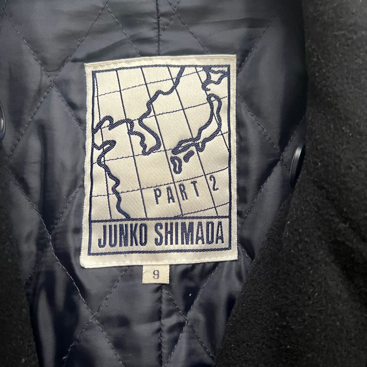 ジュンコシマダパート2 ジャケット ダブル ハーフコート ウール ジュンコシマダパート2 ジャケット ダブル ハーフコート ウール