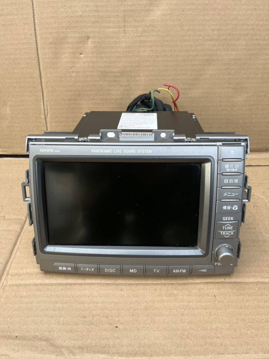 中古トヨタエスティマ AHR20W / ACR50W / ACR55W / GSR50W純正ナビ マルチモニター 86100-28020確認済み_画像1