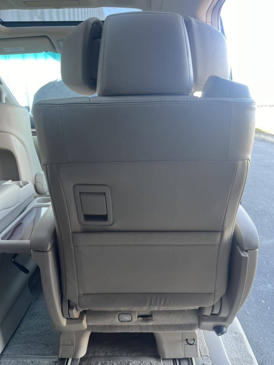  used Toyota Alphard DBA-GGH20W original second seat electric power leather leather left right set has confirmed Vellfire GGH25W / ANH20W