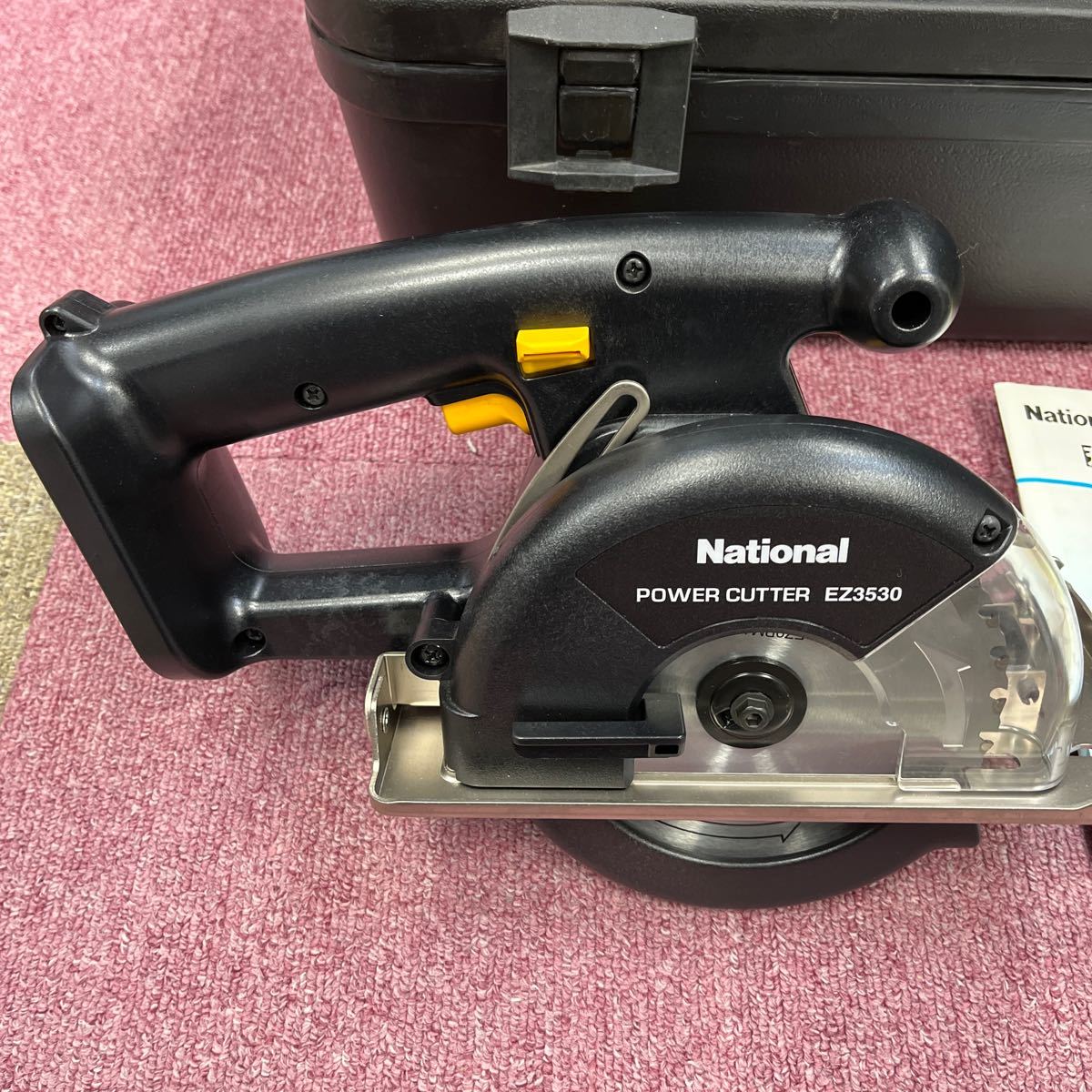 ◎【National/ナショナル】POWER CUTTER EZ3530XM パワーカッター135 金工用 本体のみ 充電式 専用箱付き 工具 コードレス 松下電工 _画像2