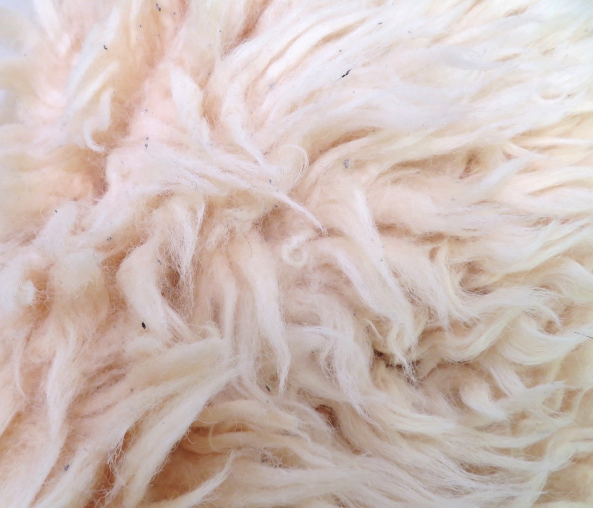 ムートン ラグマット 長毛 ラムウール 羊毛 シープ ラムスキン 敷物 ボリューム 絨毯 159cmｘ54cm 1209-051_画像6