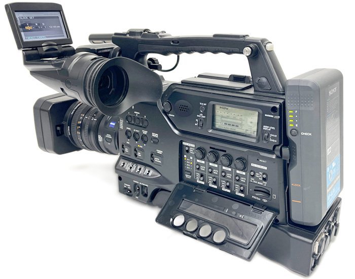 SONY ソニー HVR-S270J HDV カムコーダー 業務用 ビデオカメラ カールツァイスレンズ メモリーユニットHVR-MRC1 マイクECM-XM1 充電機器_画像5
