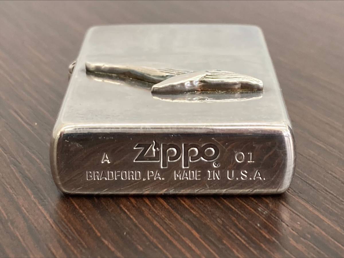 #4435U ZIPPO くじら MADE IN USA　着火未確認_画像6