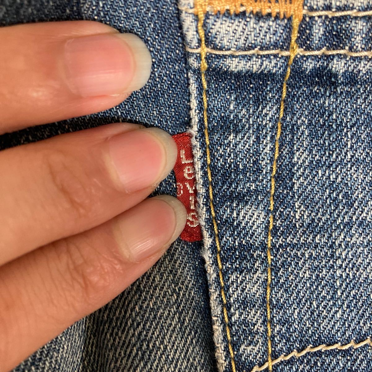 Q-1121 Levi's リーバイス 502 デニムパンツ W32 ダメージ加工 ジーンズ ジーパン_画像4