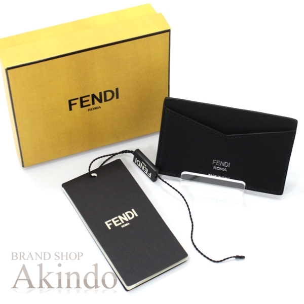【新品・未使用】フェンディ カードケース ズッカ柄 パスケース 定期入れ フラット FENDI 7AR911 レザー PVC ユニセックス_画像5