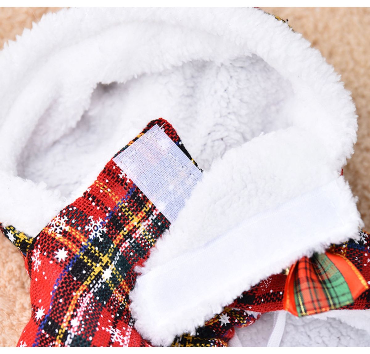 ペット服 犬 猫 防寒ケープ マント クリスマス かわいい チェック 人気 洋服 コスチューム 可愛い サンタ イヌ ネコ ウェア