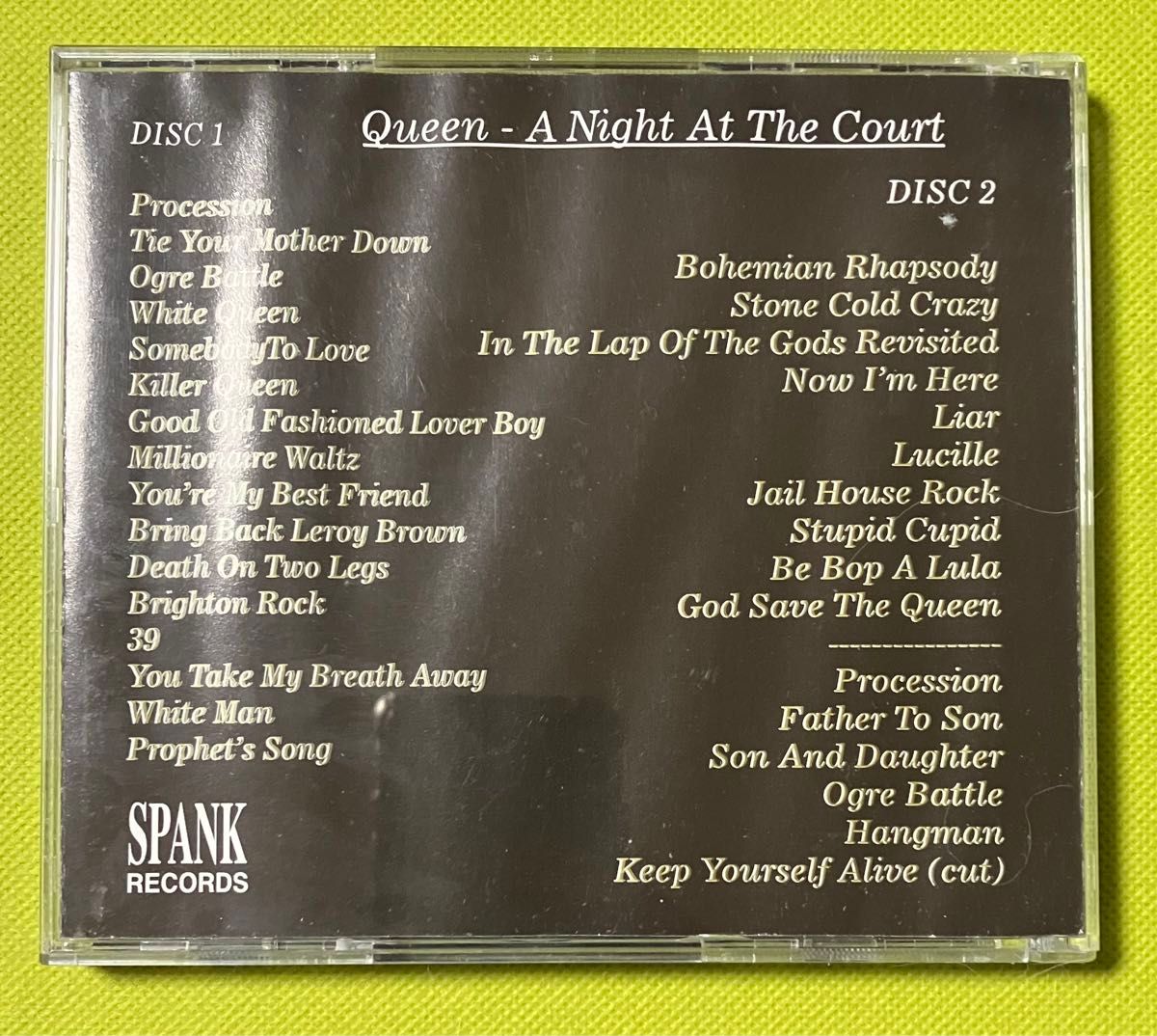 クイーン  値下げ！QUEEN CD2枚組「A NIGHT AT THE COURT