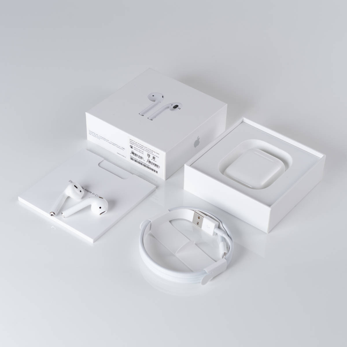 AirPods Apple A1523 Bluetooth イヤホン イヤフォン 純正品 第1世代 エアーポッズ/エアポッズ No.GFDWF9R6H8TT_画像5