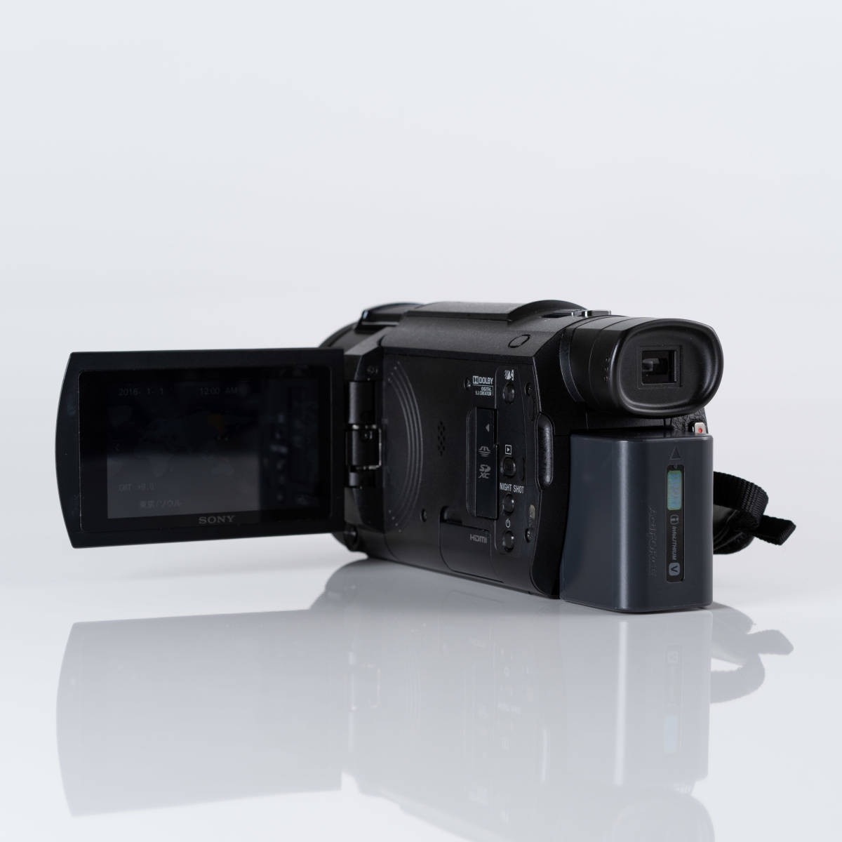 【25日までSALE】SONY ソニー FDR-AX55 デジタル４Kビデオカメラレコーダー ハンディカム 専用ケースセット_画像3