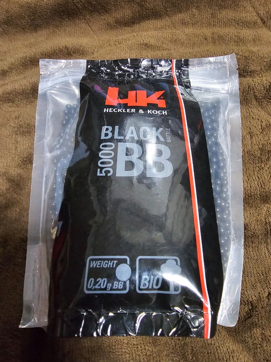 H&K バイオ BB弾 BLACK BIO ブラック 0.2g 5000発入り