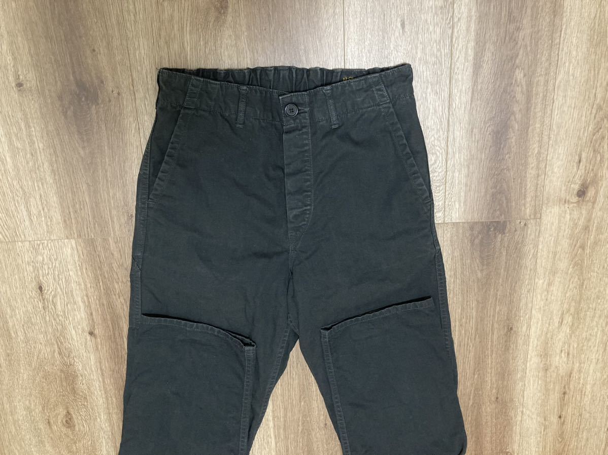 orslow french work pants S black ファティーグ_画像3