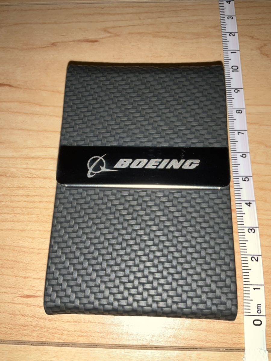新品　Boeing カードケース　名刺入れ　カーボン　ボーイング_画像1