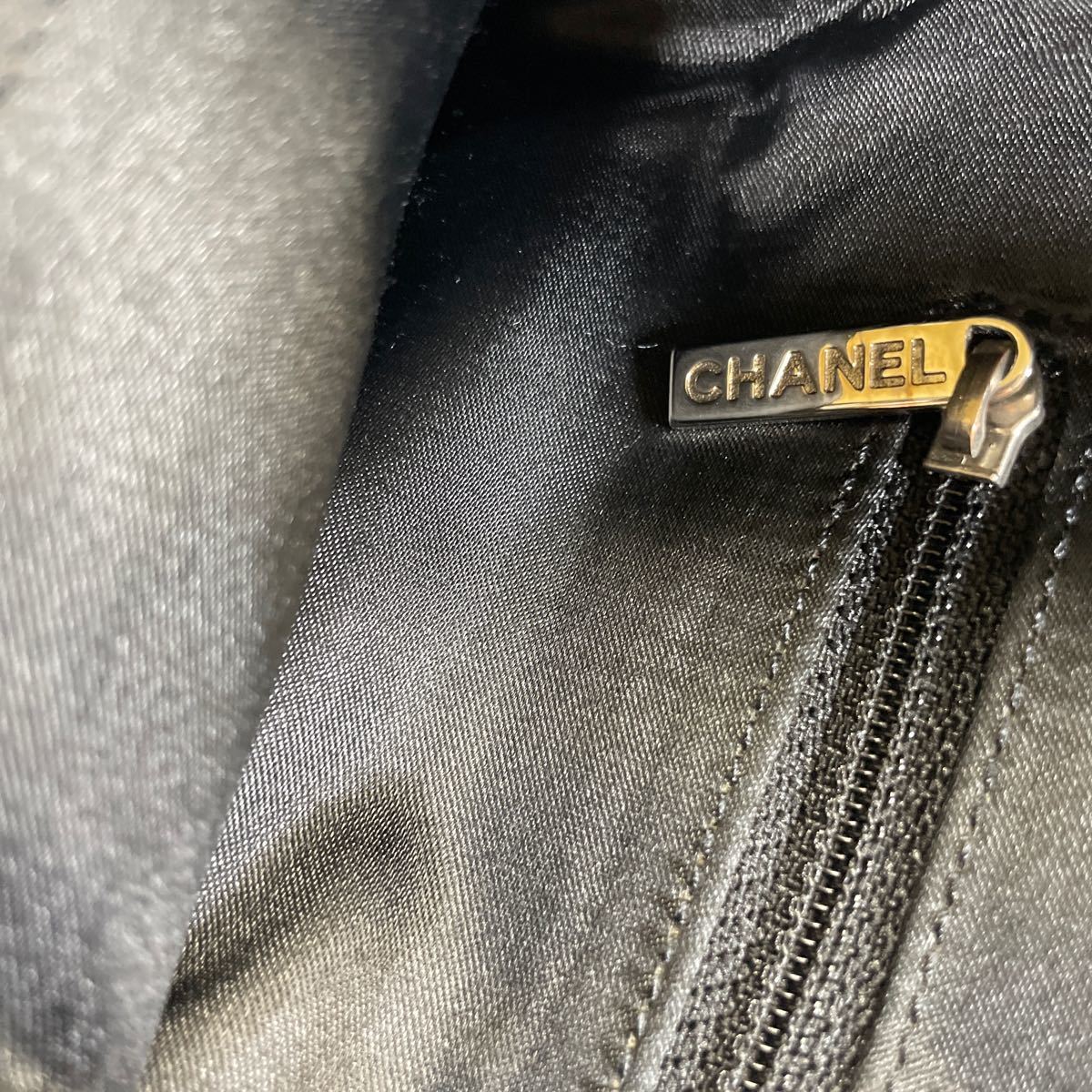 39 シャネル　ニュートラベルライン トートバッグ　CHANEL 鞄　ココマーク　柄　ヴィンテージ　_画像9