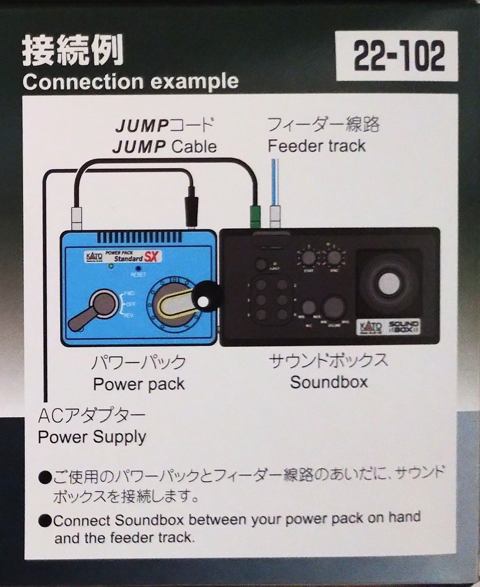 【新品未使用】KATO 22-102 サウンドボックス（Sound Box）カトー 鉄道模型 Nゲージ HOゲージ_画像5