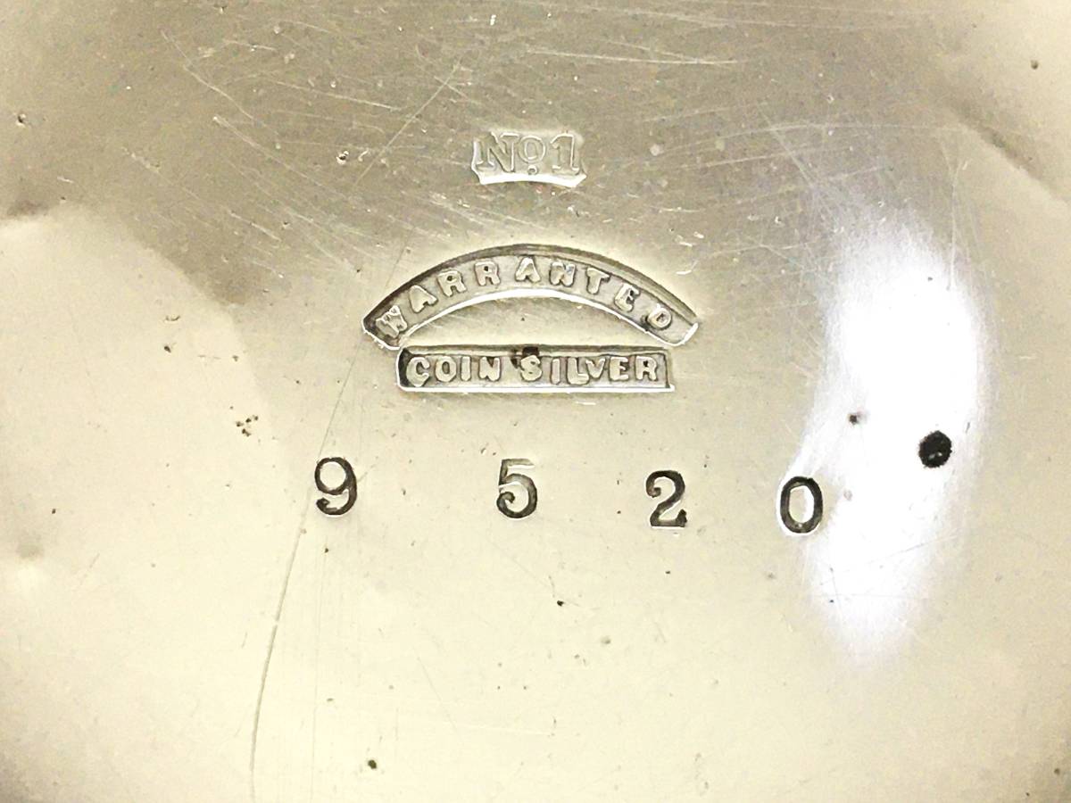1873年製◆ELGIN J.T.Ryerson 銀無垢COIN大型フルハンター 鍵巻き 大型18S 7石 Gr,55 エルジン大型懐中時計◆_画像6