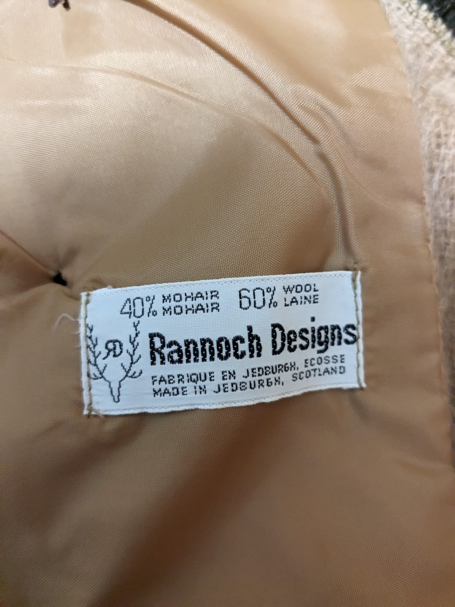 ●送料無料★Rannoch Designs　モヘア素材　ウール素材　フリンジ　ショール　マント　ポンチョ　レディース　スコットランド製_画像5