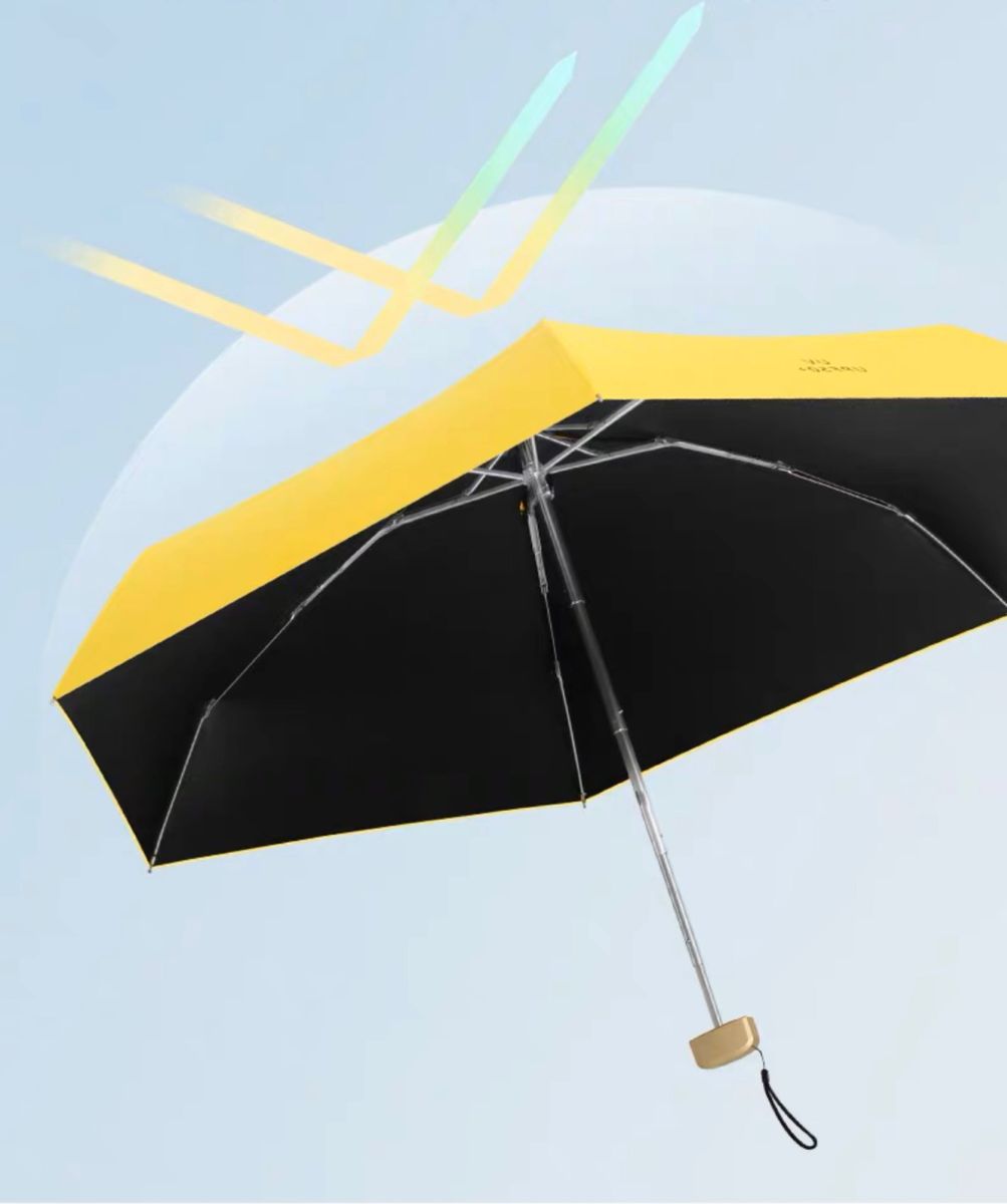 日傘 折りたたみ傘  完全遮光生地使用 遮光 UVカット ホワイト