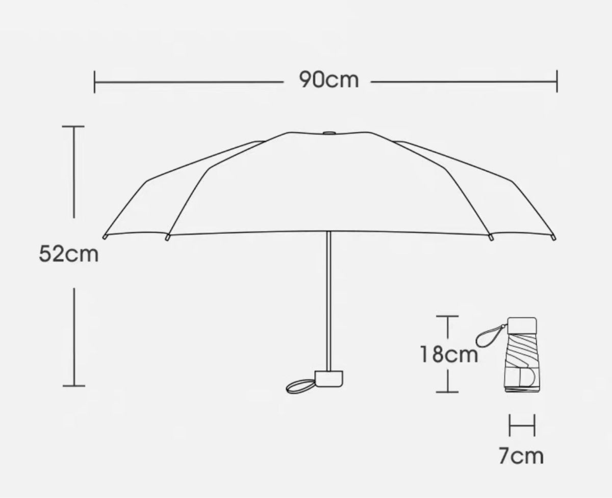 日傘 折りたたみ傘  完全遮光生地使用 遮光 UVカット ホワイト