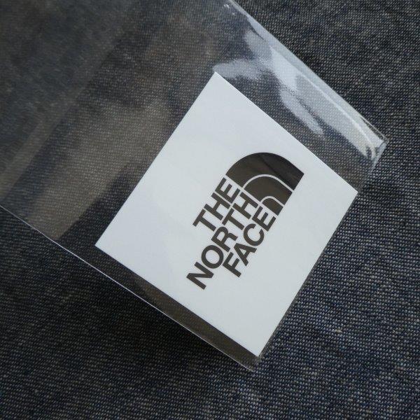 TNF Logo Sticker Mini NN32350 ホワイト 新品 ノースフエイス ステッカー PVC素材 防水_画像2