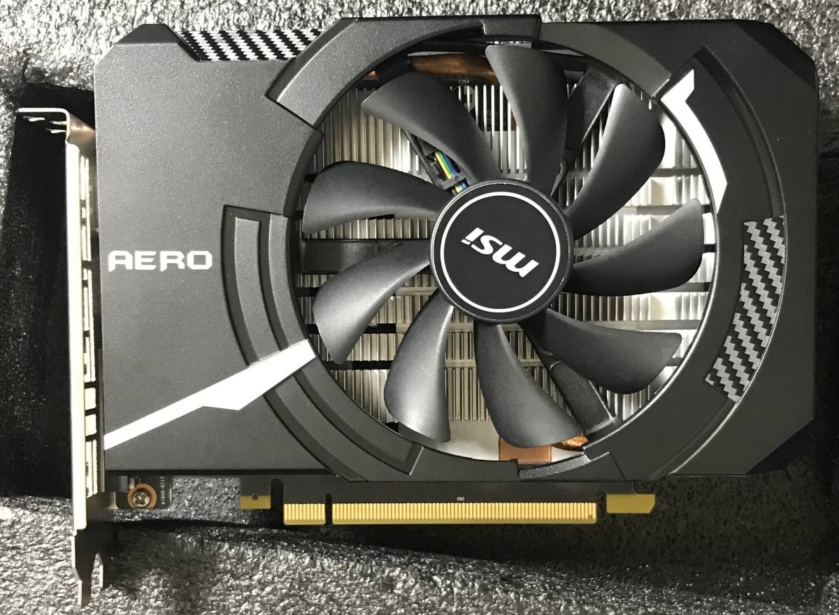 GeForce GTX 1660 Ti AERO MSI【ジャンク理由 映像は出力されるがファンが回らない】_画像1