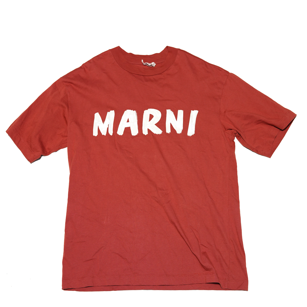 マルニ ロゴ 半袖 Tシャツ 36 THJET49EPH MARNI レディース オーバーサイズ_画像1