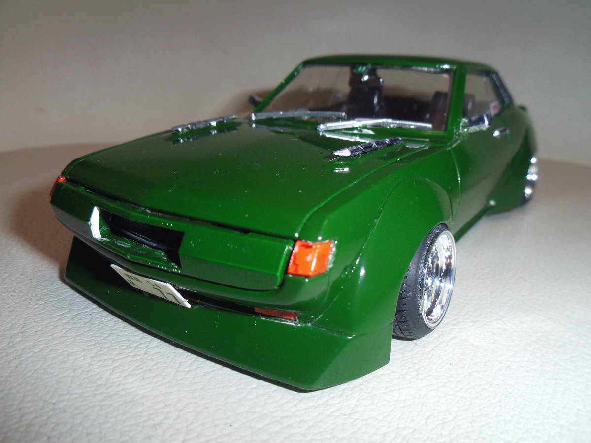 ☆☆ 昭和の名車”ハセガワ 1/24 TOYOTA セリカ 1600GT TA22 ダルマ & フジミ 1/24 MAZDA サバンナGT RX-3 完成品 ☆彡 _画像3