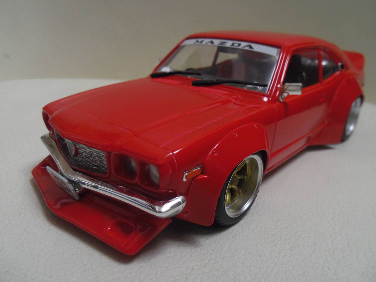 ☆☆ 昭和の名車”ハセガワ 1/24 TOYOTA セリカ 1600GT TA22 ダルマ & フジミ 1/24 MAZDA サバンナGT RX-3 完成品 ☆彡 _画像8