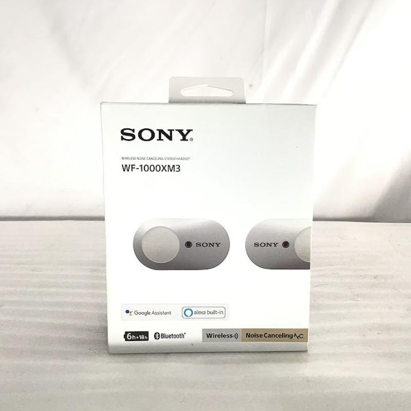 【未使用中古品】 ソニー / SONY ワイヤレスヘッドセット WF-1000XM3 海外仕様 密閉ダイナミック型 6mm ドーム型 SBC、AAC 30017077_画像1