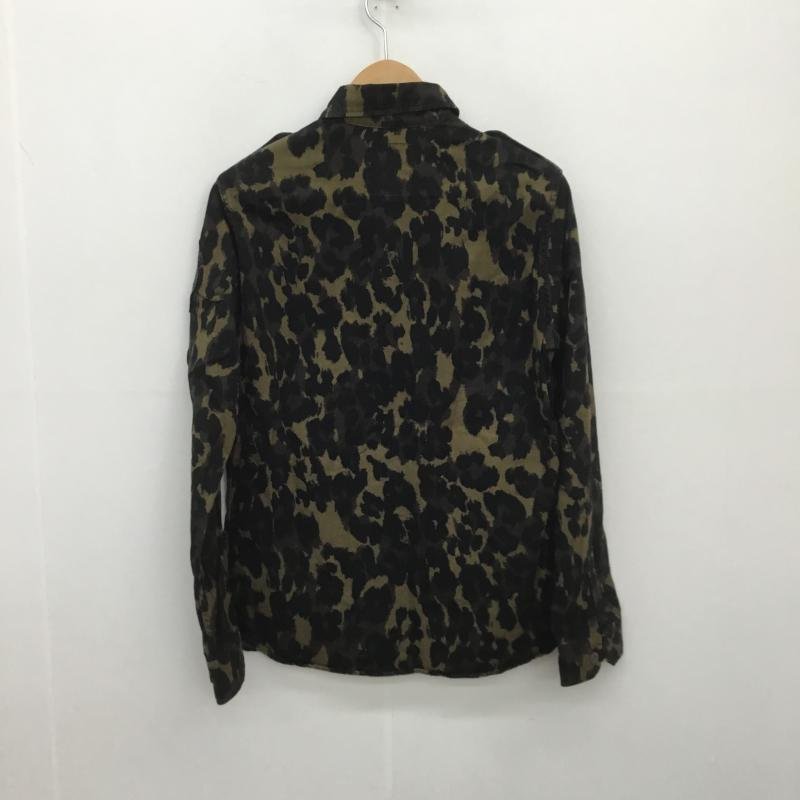 HYSTERIC GLAMOUR M ヒステリックグラマー シャツ、ブラウス 長袖 レオパード ミリタリーシャツ ヒョウ柄 Shirt Blouse 10094523の画像3