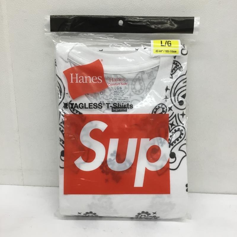 Supreme L シュプリーム Tシャツ 半袖 Hanes T Shirt 白 / ホワイト / 10100917