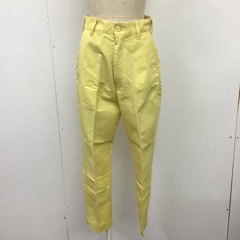 GLOBAL WORK S glow bar work pants chinos GW518019AD color chino tapered pants yellow / yellow / 10098672