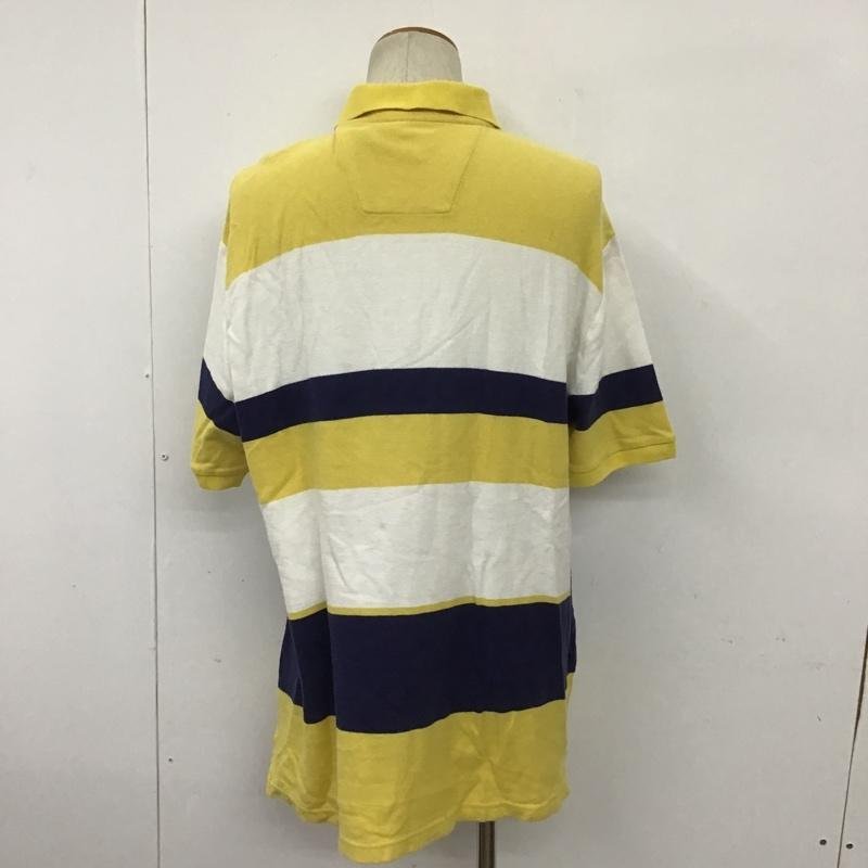 NAUTICA L ノーティカ ポロシャツ 半袖 Polo Shirt 白 / ホワイト / X 黄 / イエロー / X 紺 / ネイビー / 10090209_画像2