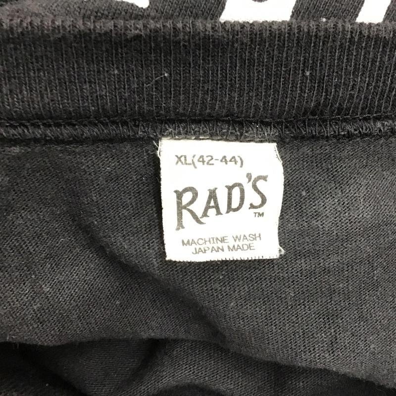 RADIALL XL ラディアル Tシャツ 半袖 RAD-15SS-SPOT-CUT002 バックプリント T Shirt 黒 / ブラック / 10090941_画像8