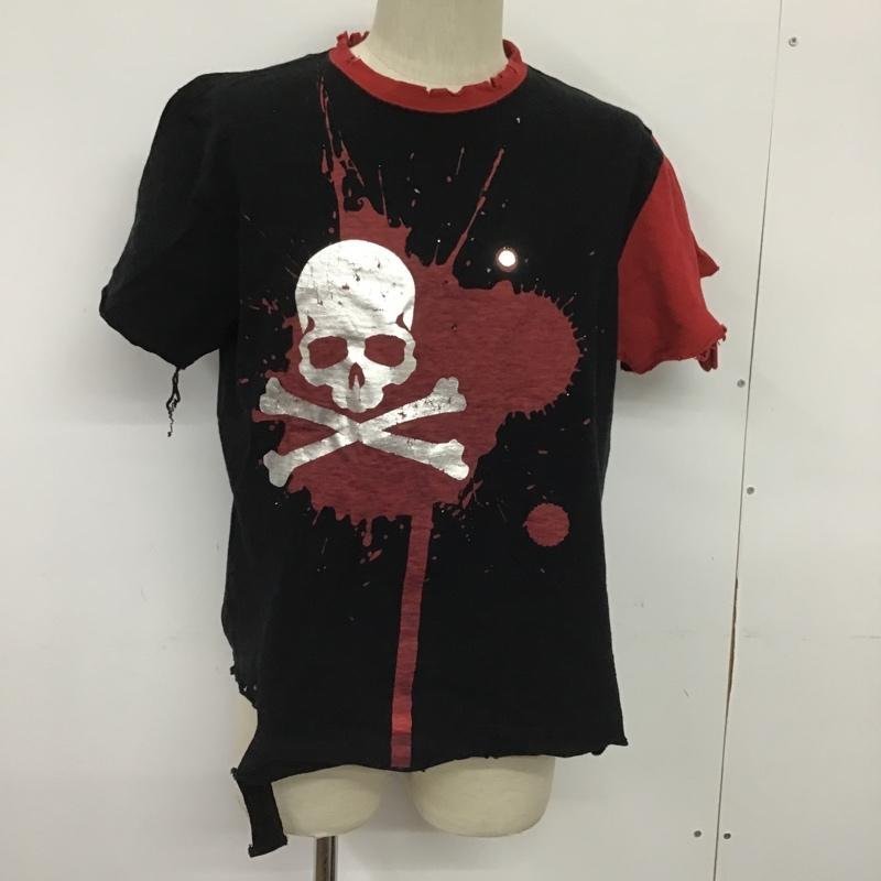 mastermind JAPAN L マスターマインド Tシャツ 半袖 YGMS-TS82-028 YOBOSS T Shirt 黒 / ブラック / X 赤 / レッド / 10089123_画像1